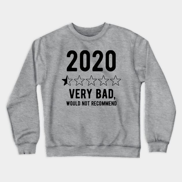 2020 Would Not Recommend bad review 2020 Crewneck Sweatshirt by Gaming champion